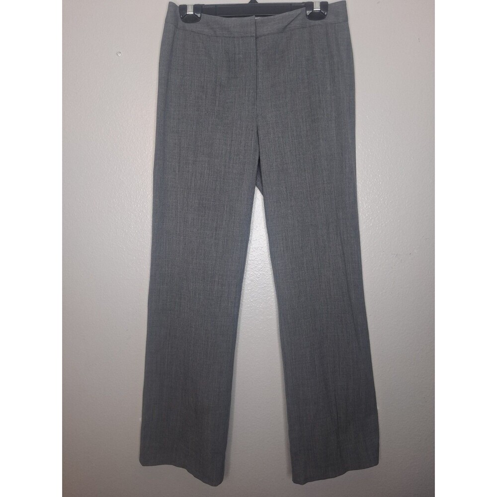 Lafayette 148 Pants Gray Trousers Wool Stretch Office Career Petite 6